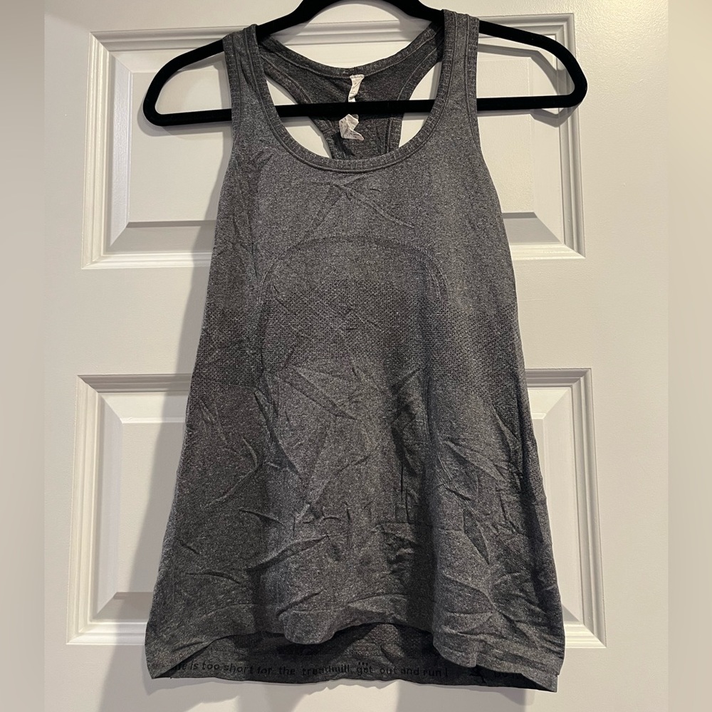 Lululemon Grey Relaxed Fit Racerback Tank